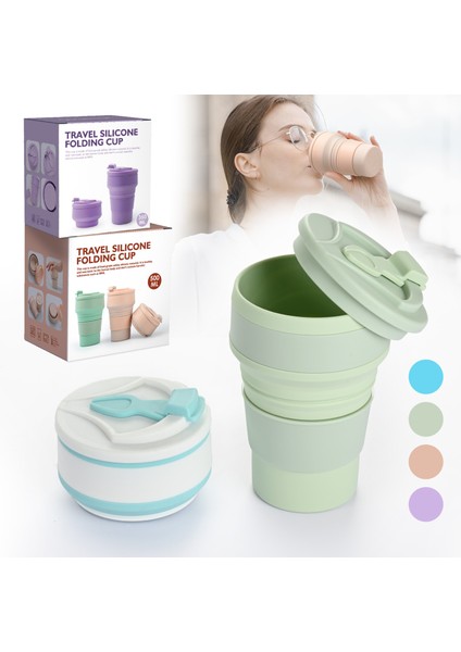 500 ml Taşınabilir Katlanır Silikon Su Bardağı (Yurt Dışından) fiyatları