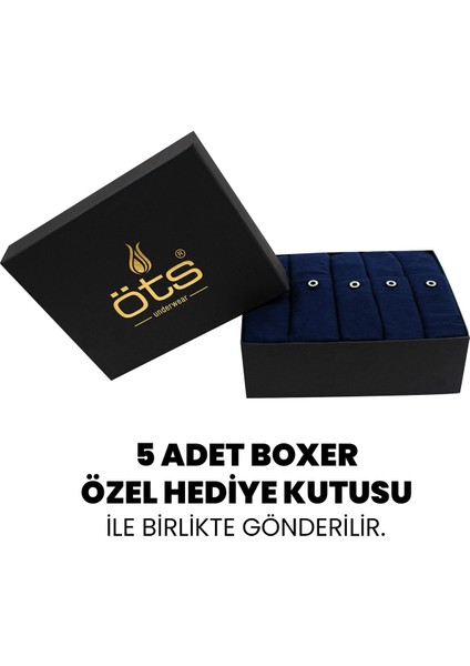 Premium 5'li Erkek Boxer Düğmeli, Süprem - Hediye Kutulu, %100 Pamuk, Ultra Yumuşak Kumaş, Rahat Kalıp, Etiketsiz ve Kaliteli İç Giyim fiyatları