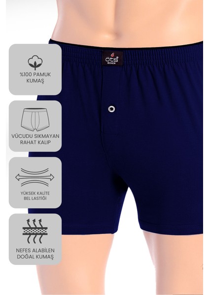 Premium 5'li Erkek Boxer Düğmeli, Süprem - Hediye Kutulu, %100 Pamuk, Ultra Yumuşak Kumaş, Rahat Kalıp, Etiketsiz ve Kaliteli İç Giyim modelleri