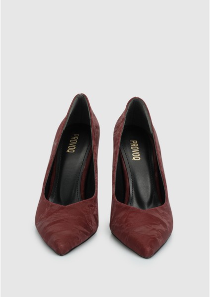 Bordo Kadın Ayakkabı modelleri