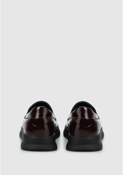 Bordo Deri Kadın Ayakkabı fırsatları