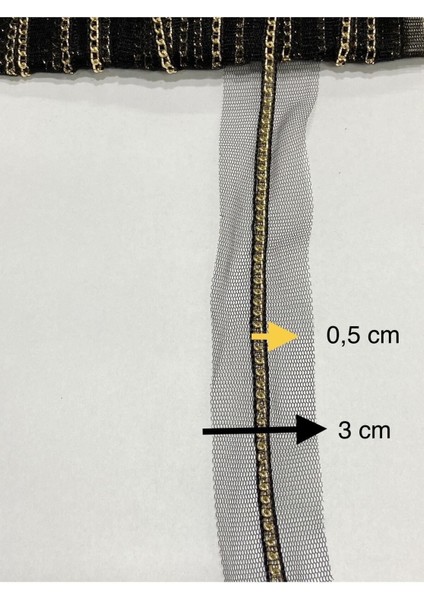 Gold Zincirli Dekoratif Şerit / 2 Metre modelleri