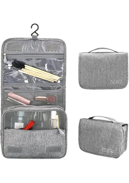Moda Taşınabilir Basit Kız Tuvalet Çantası Büyük Kapasiteli Kozmetik Çantası Iş Gezisi Seyahat Kanca Çantası (Yurt Dışından) fiyatları