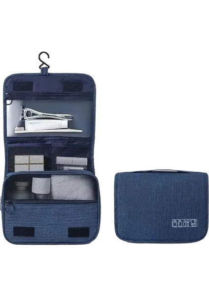 Moda Taşınabilir Basit Kız Tuvalet Çantası Büyük Kapasiteli Kozmetik Çantası Iş Gezisi Seyahat Kanca Çantası (Yurt Dışından)