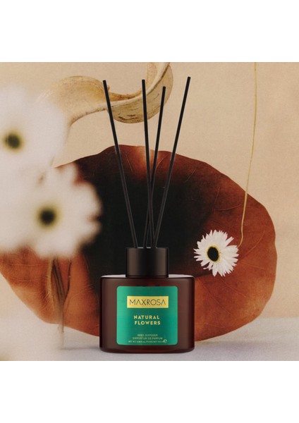 Natural Flower Reed Diffuser Çubuklu Oda Kokusu 100 ml indirimleri