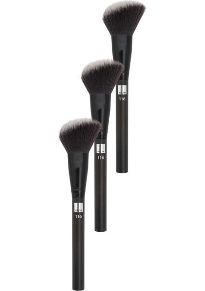Angled Allık Fırçası Üçlü Set