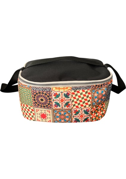 Otantik Desenli Termoslu Beslenme Çantası Su Geçirmez Termal, Sıcak Soğuk Yemek Taşıma Çantası fiyatları