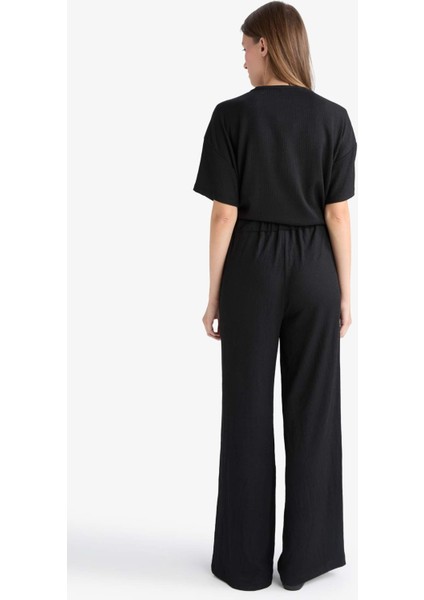 Straight Fit Düz Paça Bürümcük Pantolon C0200AX25AU