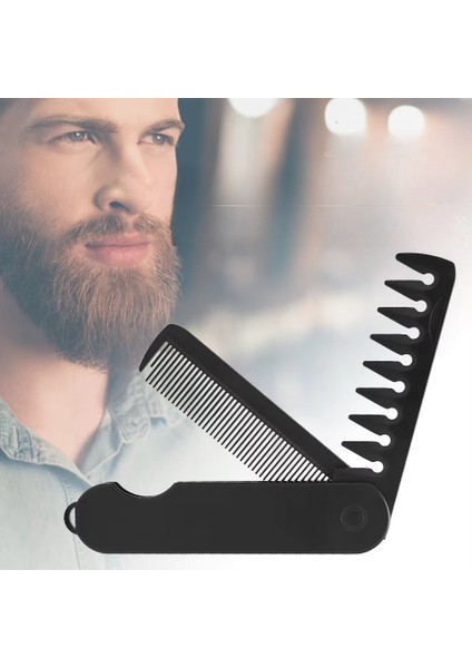 Iki-Bir Arada Döner Katlanır Tarak Yağlı Saç Tarağı Sırt Saç Tarağı Geniş Dişli Tarak Taşınabilir Seyahat Katlanır Tarak (Yurt Dışından) fiyatları