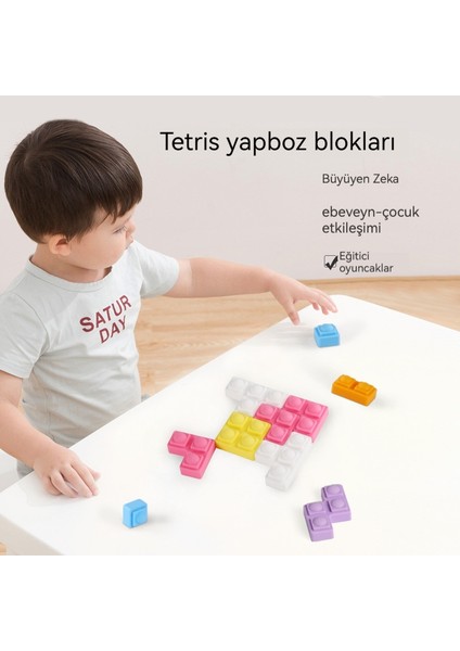 Çocuk Silikon Yapı Taşları Tetris (Yurt Dışından) modelleri