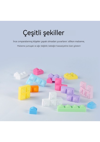 Çocuk Silikon Yapı Taşları Tetris (Yurt Dışından) fırsatları