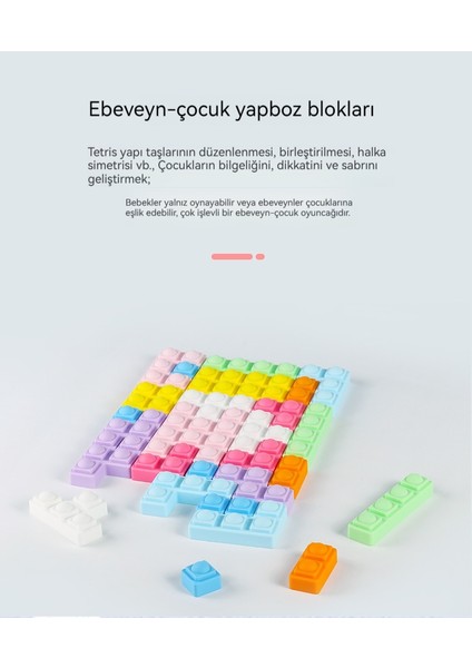 Çocuk Silikon Yapı Taşları Tetris (Yurt Dışından) indirimleri