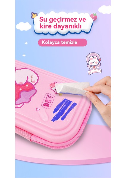 Çocuk Karikatür Büyük Kapasiteli Su Geçirmez Kırtasiye Kutusu (Yurt Dışından) indirimleri