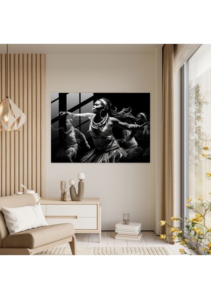 Yerli Aborjin Dans Cam Tablosu - Aborjin Cam Sanatı Büyüleyici Parça Yerli Dans fiyatları