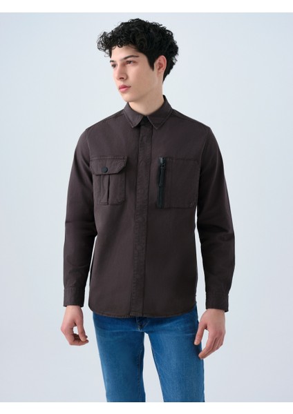 Regular Fit Erkek Gömlek U.kol