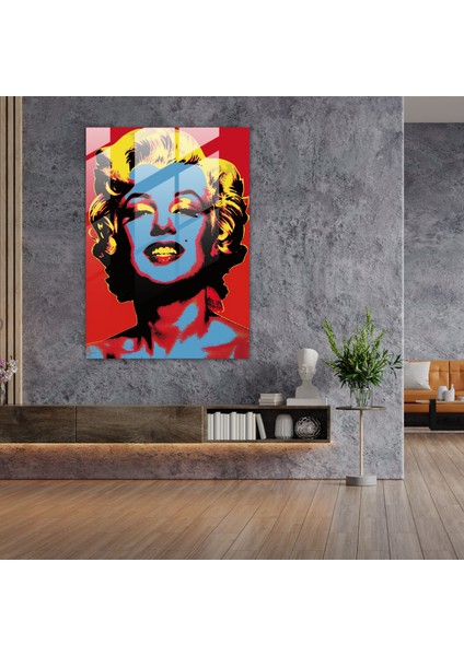 Andy Warhol Cam Tablo Duvar Sanatı - Modern Sanat Tasarımı Cam Tablo Andy Warhol modelleri