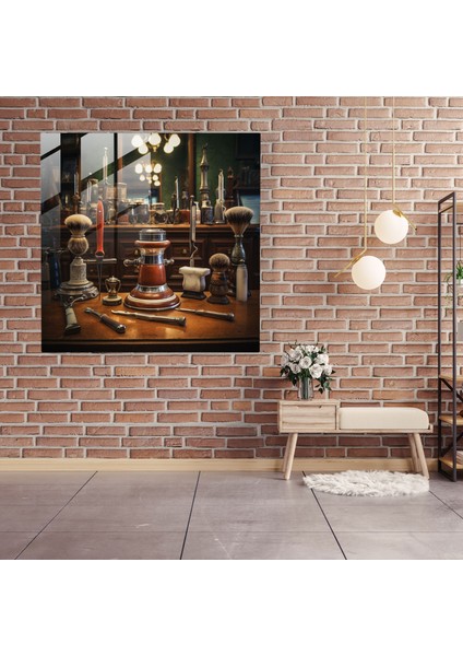 Vintage Berber Araçları Cam Tablo - Berber Vintage Berber Araçları Cam Tablo Nostaljik Duvar Sanatı Vintage Berber Araçları modelleri