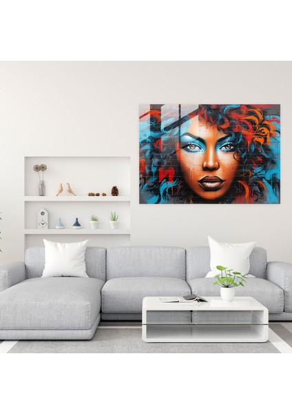 Graffiti Cam Tablo - Şehir Sokak Sanatı Isyanı - Graffiti Ruh Asi Sprey Boyalı fiyatları