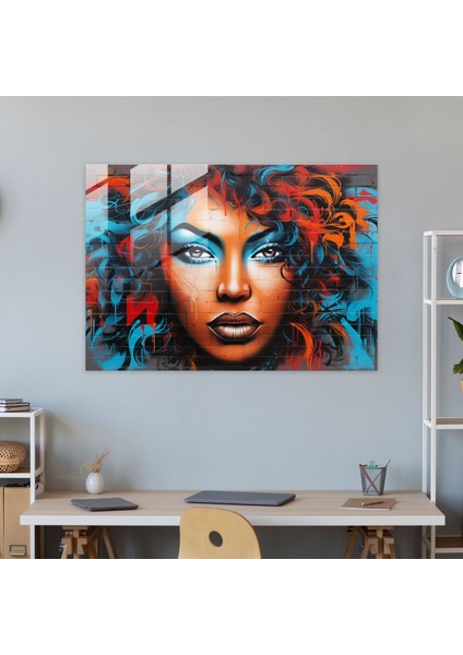 Graffiti Cam Tablo - Şehir Sokak Sanatı Isyanı - Graffiti Ruh Asi Sprey Boyalı modelleri