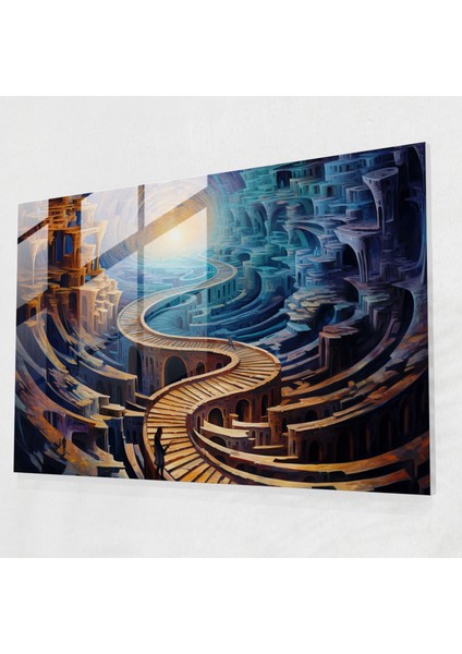 Hipnoz Duvar Dekorasyonu - Cam Sanatı Modern Sanat Büyüleyici