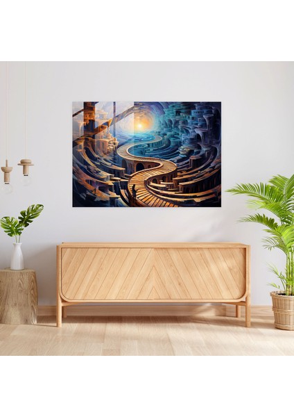 Hipnoz Duvar Dekorasyonu - Cam Sanatı Modern Sanat Büyüleyici modelleri