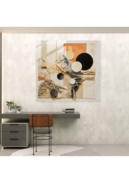 Doğal Renkli Cam Tablo Baskı - Doğal Renk Karışımı Duvar Dekorasyonu Benzersizlik fiyatları