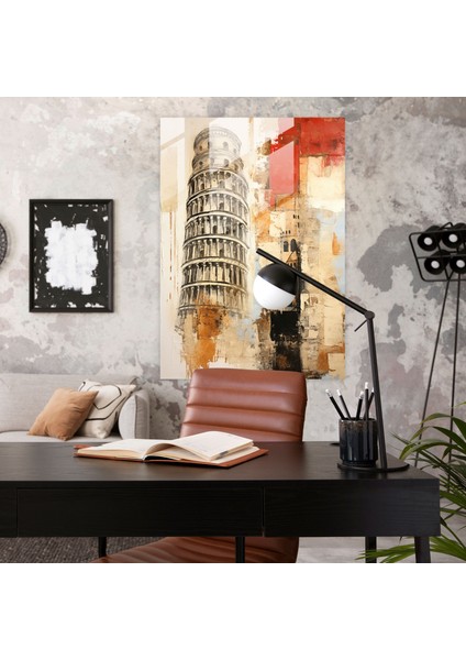 Pisa'nın Eğik Kulesi Modern Cam Tablo - Ev Dekorasyonu Cam Sanatı fiyatları