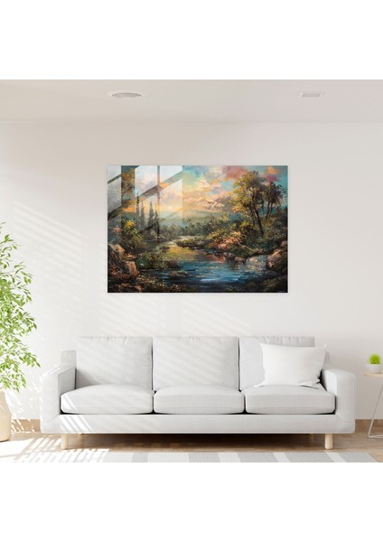 Rokoko Tarzı Resim Duvar Dekorasyonu - Kanvas Tablo Cam Sanatı Modern Sanat modelleri