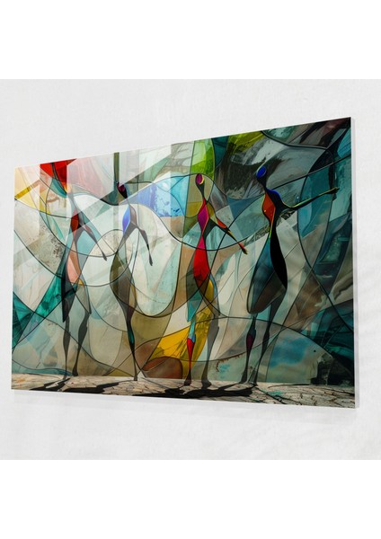 Sürükleyici Salvador Dali Cam Tablo Sanatı - Modern Sanat Ev Dekorasyonu