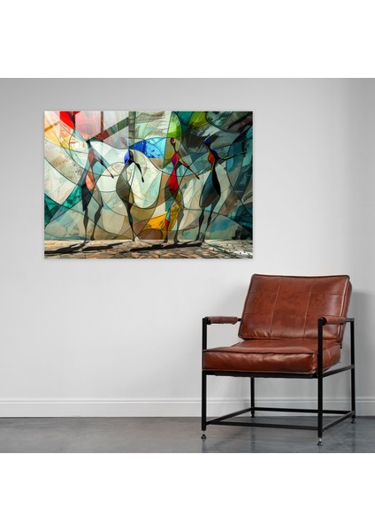 Sürükleyici Salvador Dali Cam Tablo Sanatı - Modern Sanat Ev Dekorasyonu fiyatları