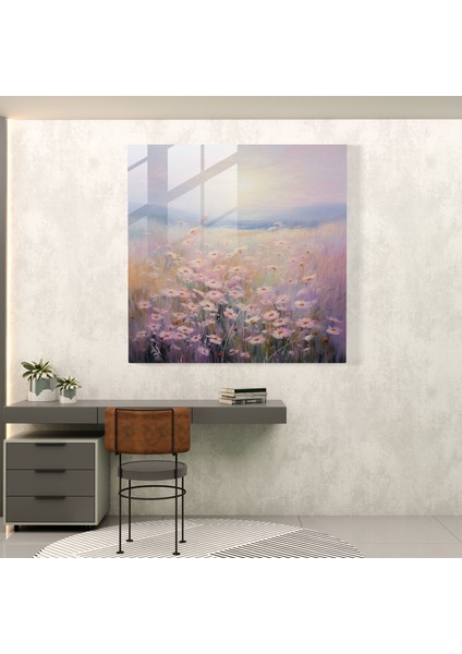 Pastel Rüyalar Cam Tablo - Pastel Renkler Doğa Severler Modern Sanat Yumuşak Pastel Resim fiyatları