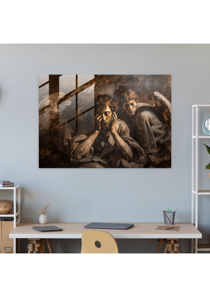 Caravaggio Tarzı Ev Dekorasyonu - Caravaggio Cam Tablo Duvar Dekorasyonu modelleri