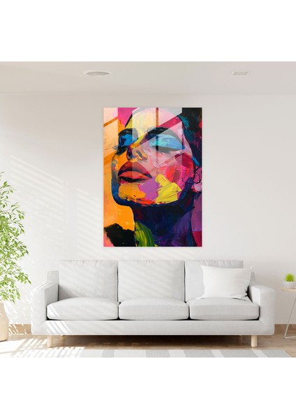 Andy Warhol Cam Tablo Soyut Portre - Ev Dekorasyonu Andy Warhol Soyut Portre Cam Tablo fiyatları