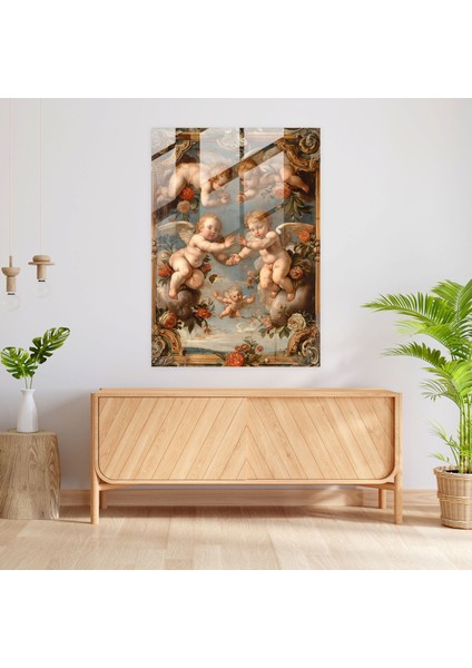 Melekler Cam Sanatı - Raffaello Sanzio Cam Sanatı Ev Dekorasyonu modelleri