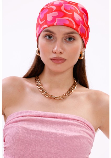 Aşk Kalpleri Model Fular Bandana Şal Estascarf 70X70 cm fırsatları