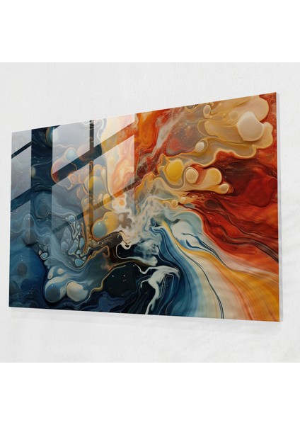 Bira Bardağı Duvar Sanatı: Canlı Köpük - Bira Modern Tasarım Modern Sanat Canlı Renkler