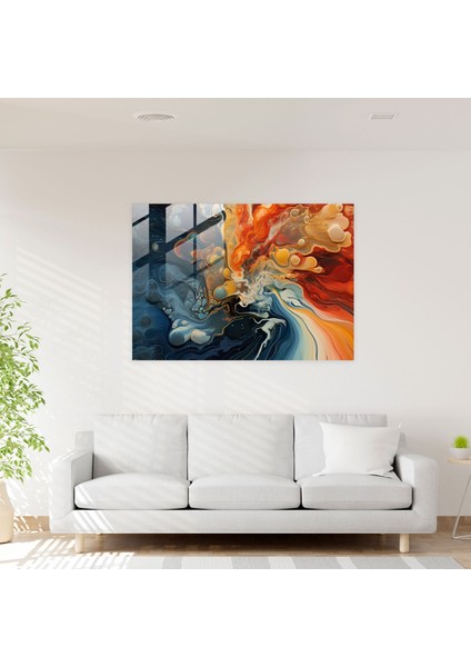 Bira Bardağı Duvar Sanatı: Canlı Köpük - Bira Modern Tasarım Modern Sanat Canlı Renkler fiyatları