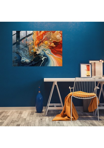 Bira Bardağı Duvar Sanatı: Canlı Köpük - Bira Modern Tasarım Modern Sanat Canlı Renkler modelleri