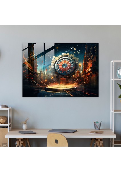 Gamble Modern Sanat - Cam Tablo Ev Dekorasyonu Modern Sanat fiyatları