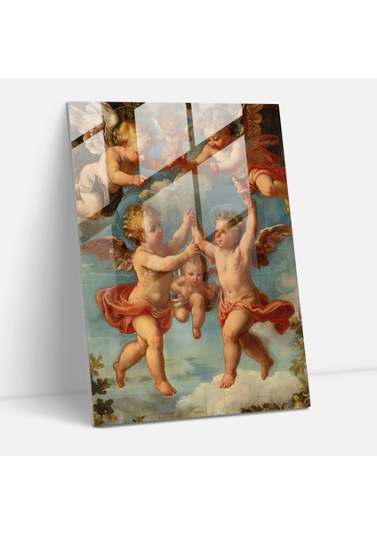 Raffaello Sanzio Cam Tablo Sanatı - Raffaello Sanzio Cam Sanatı Ev Dekorasyonu Modern Sanat