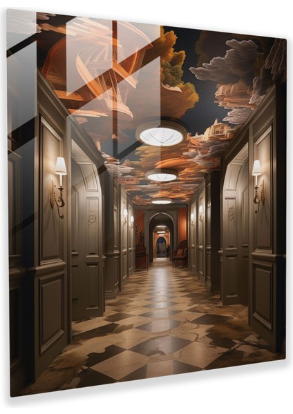 Rüyalar - Gerçeküstü Cam Tablo - Otel Cam Tablo Cam Duvar Sanatı