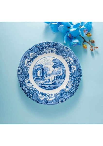 Vintage Blue 6 Parça Pasta Tabağı Seti