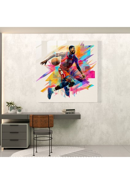 Nba Dijital Kolaj Cam Tablo - Ev Dekorasyonu ve Cam Sanatı Için modelleri