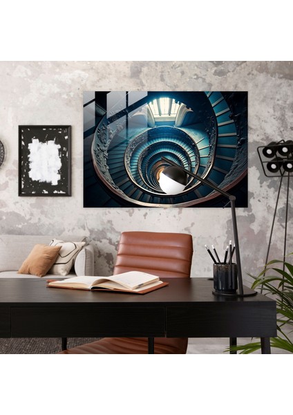 Hipnoz Cam Tablo Sanatı - Bilinçaltı Spiral - Hipnoz Bilinçaltı Zihin Büyüleyici Cam Tablo fiyatları