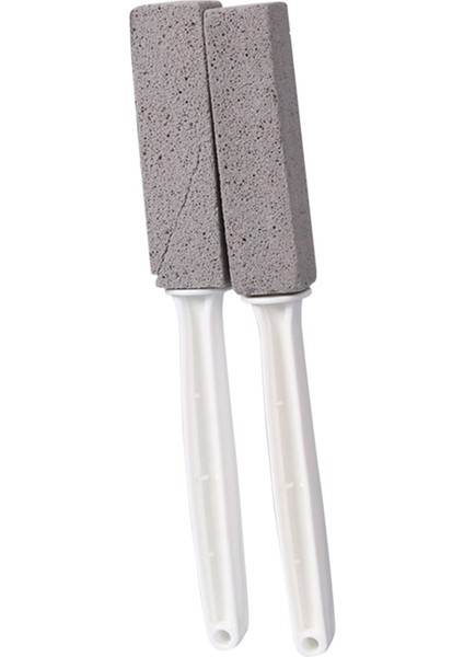 Tuvalet Temizliği Için Ponza Taşı, Saplı Ovma Çubuğu, Pas. Fayans Küvet Temizleyici, Gri (Yurt Dışından)