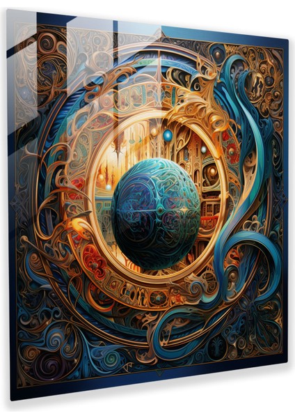 Kutsal Kuran Geleneksel Cam Duvar Sanatı - Ev Dekorasyonu Modern Sanat Duvar Dekorasyonu