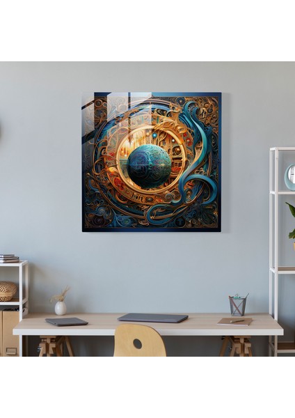 Kutsal Kuran Geleneksel Cam Duvar Sanatı - Ev Dekorasyonu Modern Sanat Duvar Dekorasyonu modelleri