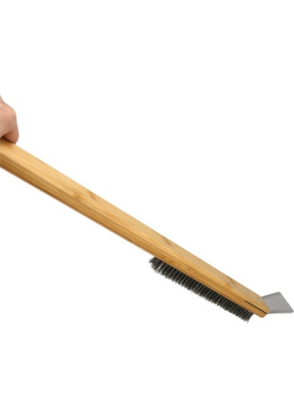 Pizza Fırçası Kazıyıcı Ahşap Saplı Paslanmaz Çelik Kıllar Taşınabilir Izgara Temizleme Fırçası Açık Hava Fırın Temizleyici Için (Yurt Dışından) modelleri