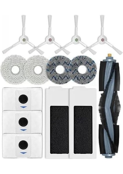 Ecovacs Deebot T20 Omni/pro/max T20 Pro/max Plus Elektrikli Süpürge Aksesuarları Için Yedek Parçalar Ana Fırça Toz Torbaları (Yurt Dışından)