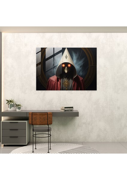 Illuminati Portre Cam Tablo - Ev Dekorasyonu Portre modelleri